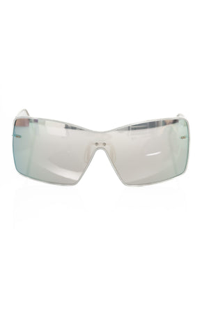 Frankie Morello Silver Metallic Fiber Women Sunglasses