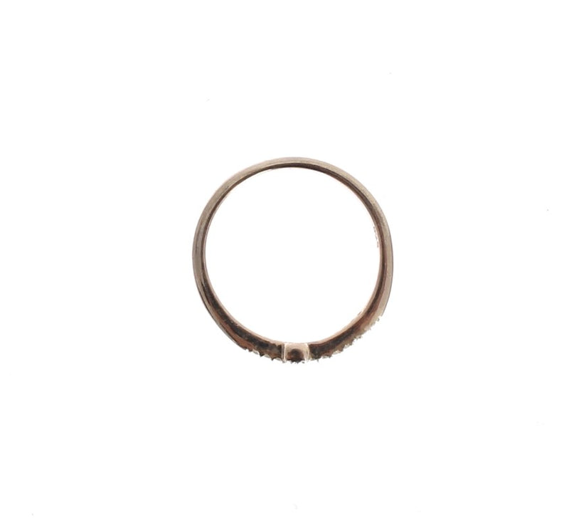 Silver ring made of sterling silver with a thin band