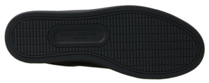 Black Dolce & Gabbana sneaker outsole with a textured grip pattern and central logo branding.