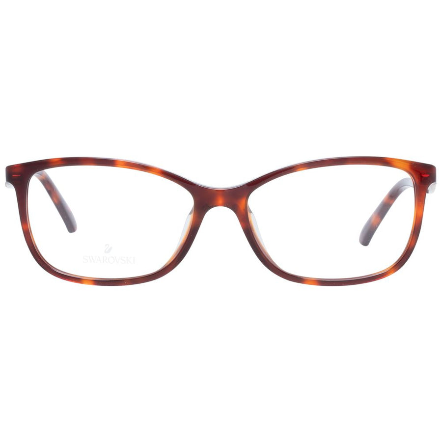 Swarovski brown tortoiseshell plastic eyeglass frames with glittery temples