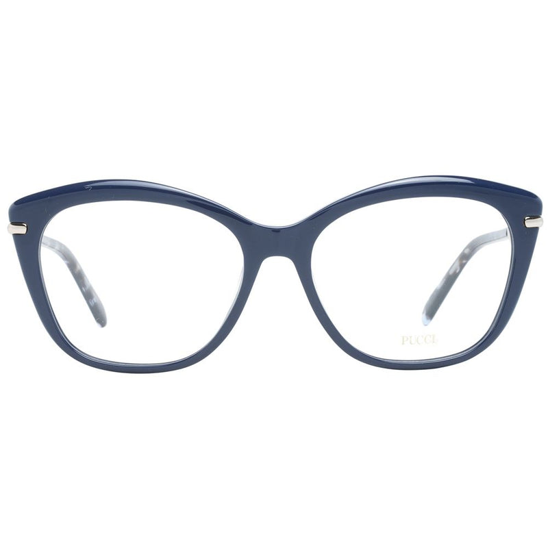 Emilio Pucci blue plastic cat-eye eyeglass frames
