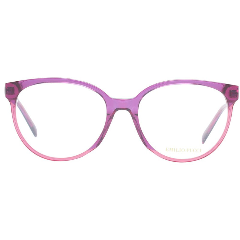 Emilio Pucci purple and pink ombre plastic cat-eye eyeglass frames