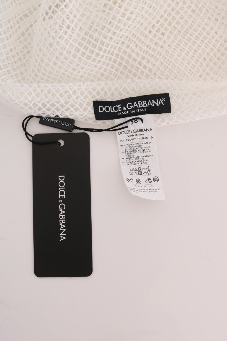 White net tank top with Dolce and Gabbana brand tags attached