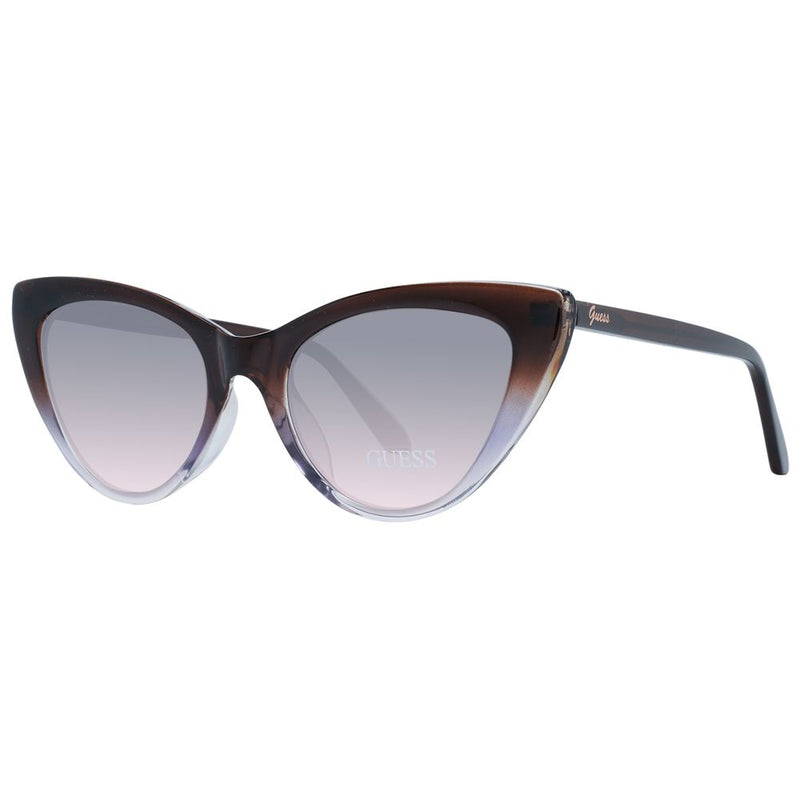 Guess brown plastic cat-eye sunglasses with gradient lenses