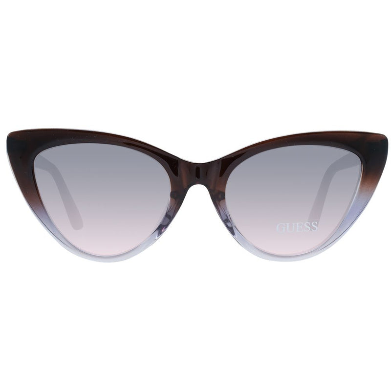 Guess brown gradient plastic cat eye sunglasses