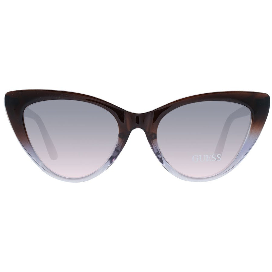Guess brown plastic cat-eye sunglasses with gradient lenses