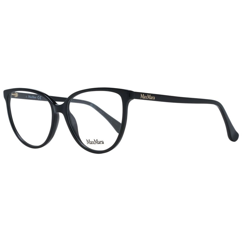 Max Mara black plastic cat-eye glasses frames