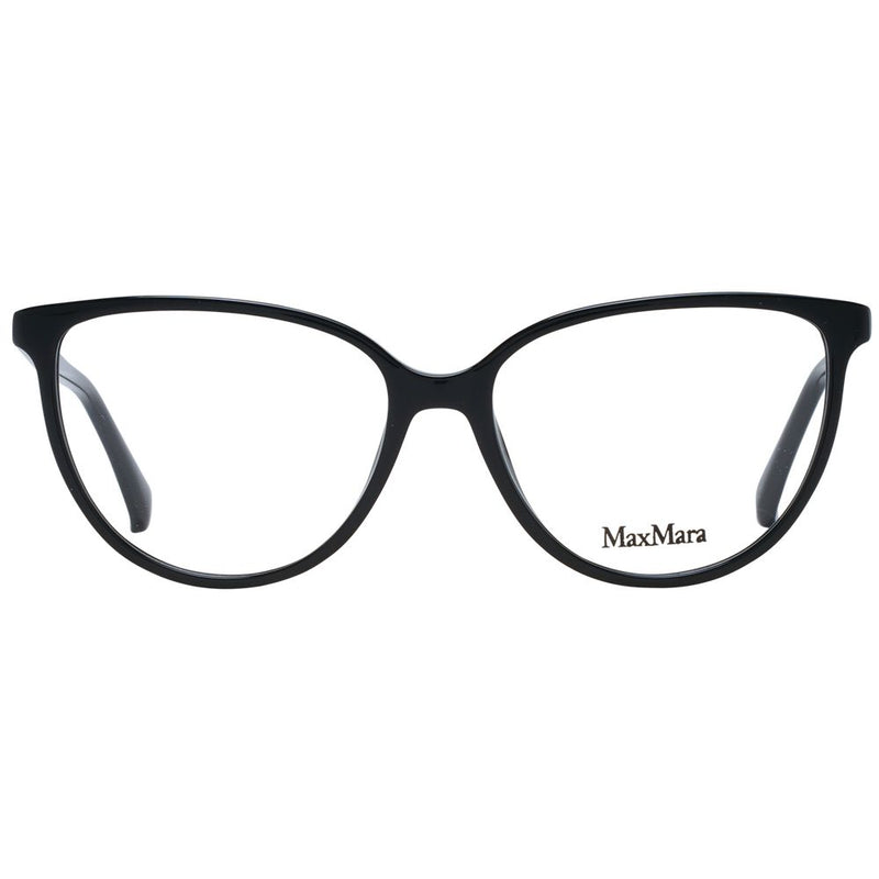 Max Mara black plastic cat eye glasses frames