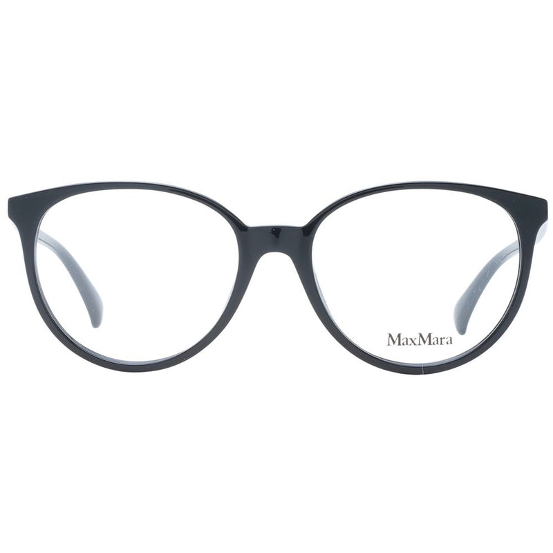 Max Mara black plastic cat-eye eyeglass frames