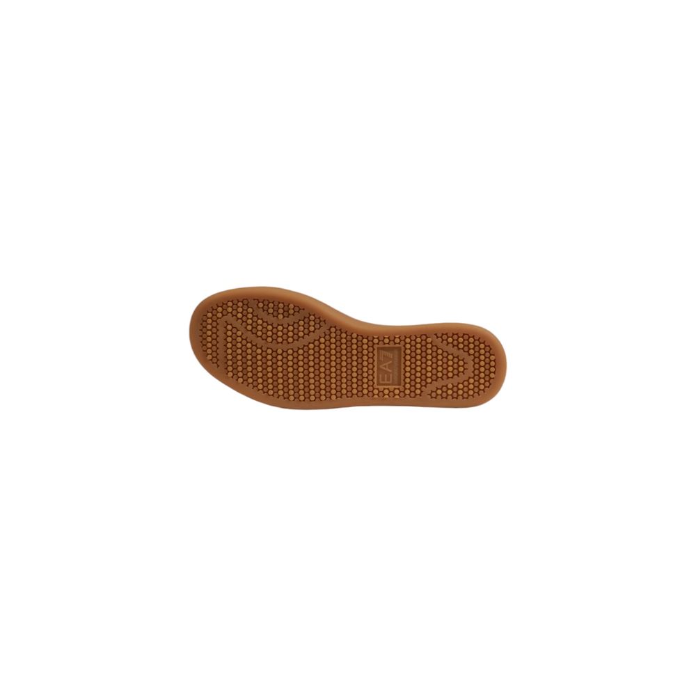 Brown sole of a shoe on a white background