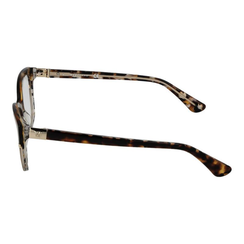 Brown tortoiseshell acetate glasses frames with gold hinges