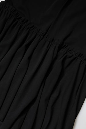 Dolce & Gabbana Black Mermaid Cut High Waist Midi Skirt