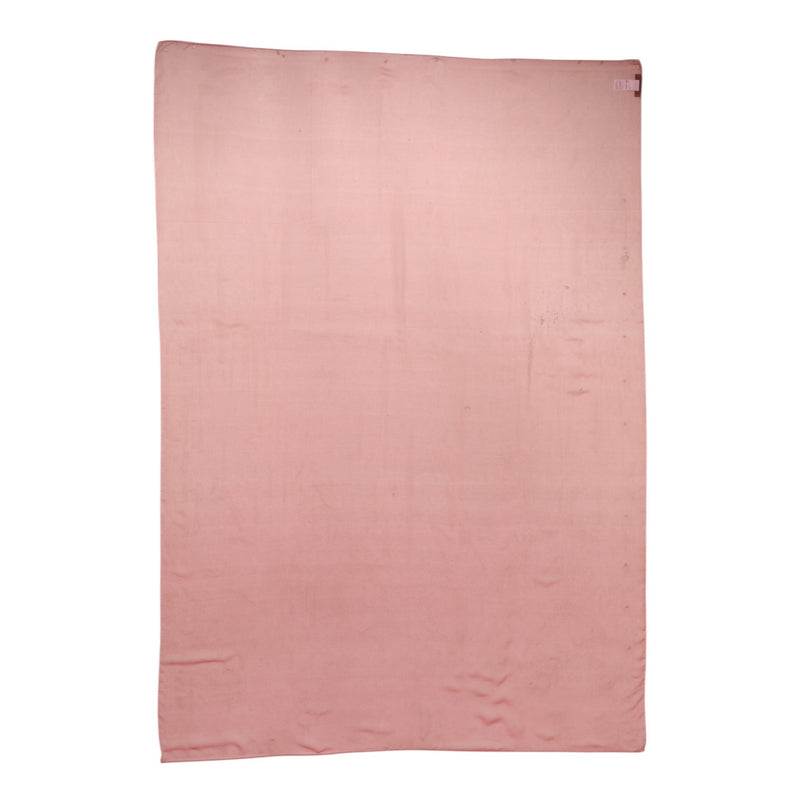 Pink rectangular silk wrap shawl scarf laid flat