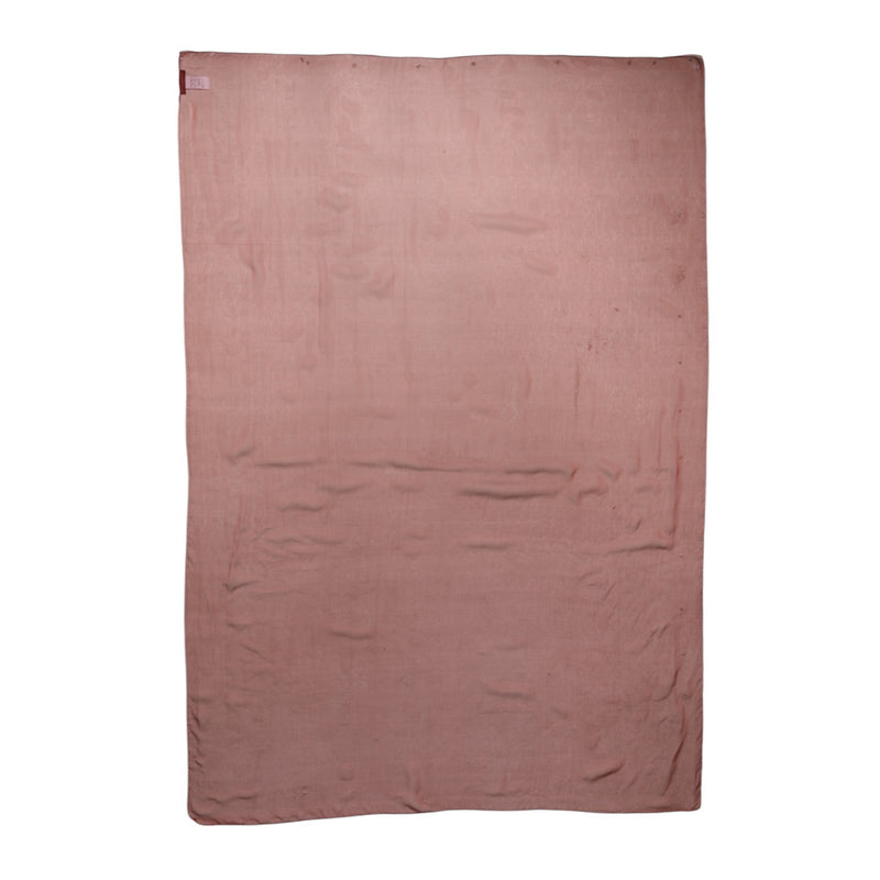 Red silk rectangle wrap shawl scarf laid flat
