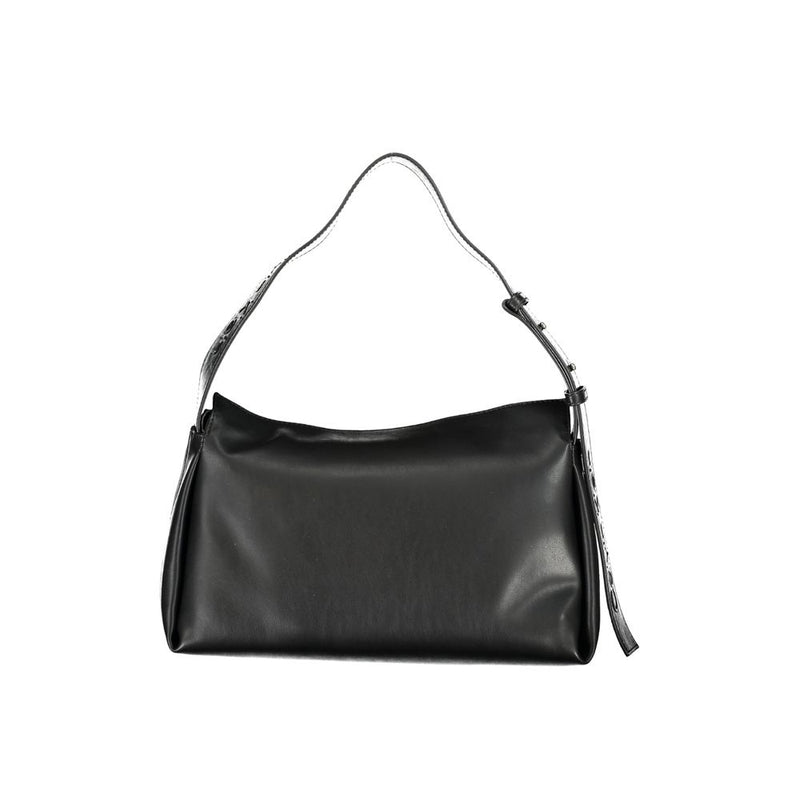 Black polyester Calvin Klein shoulder bag with a sleek style