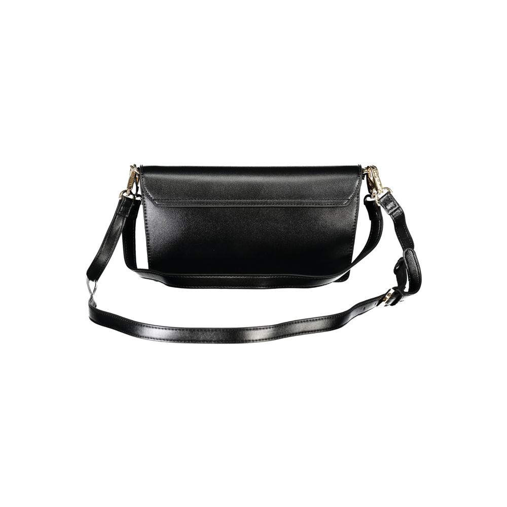 Mario Valentino Black Polyurethane Women's Bag
