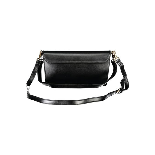 Mario Valentino Black Polyurethane Women's Bag
