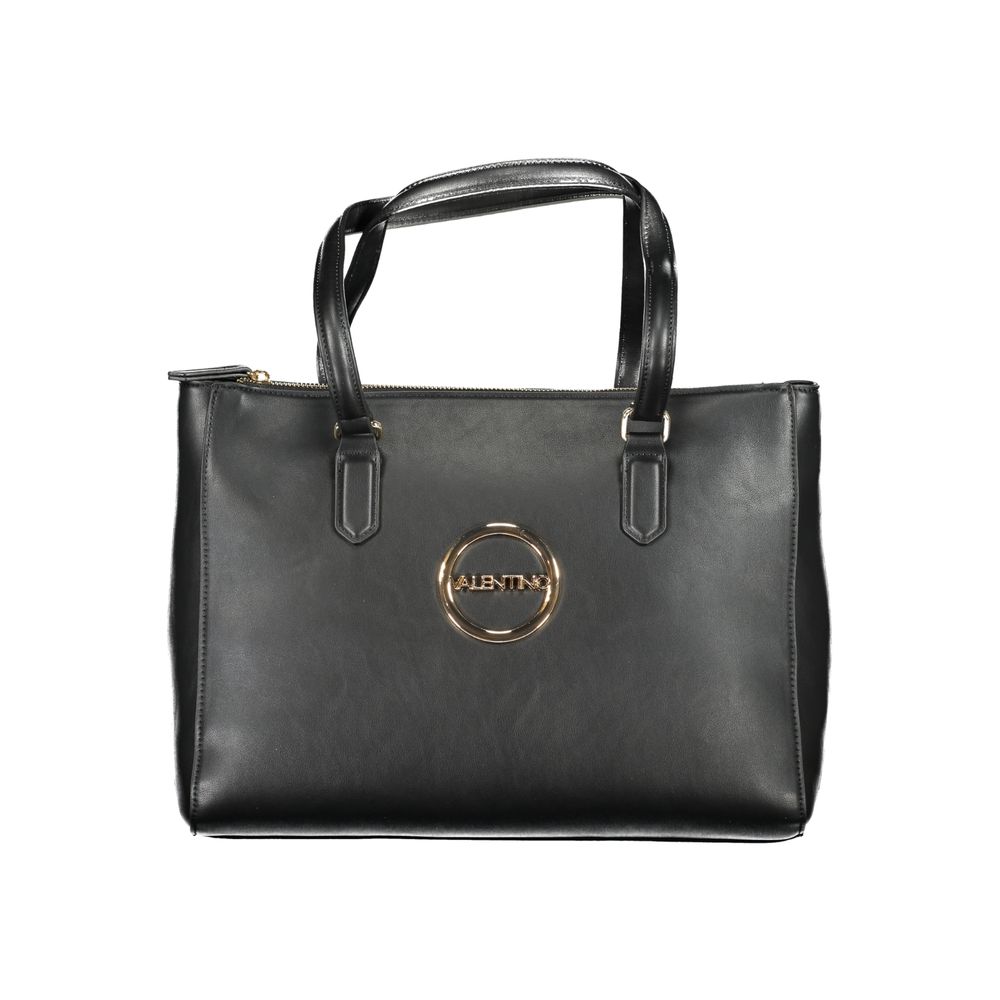 Mario Valentino Black Polyurethane Women's Bag