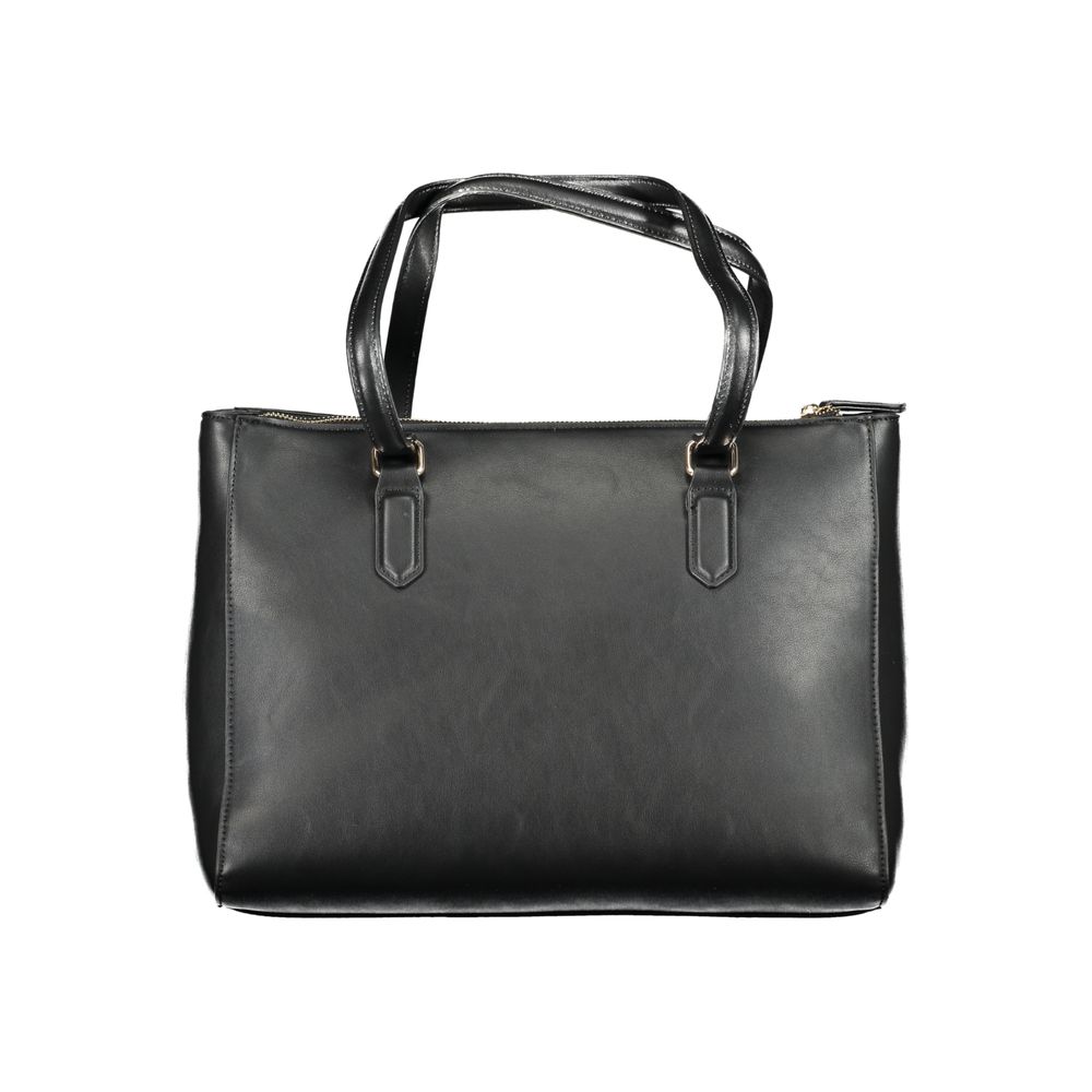 Mario Valentino Black Polyurethane Women's Bag