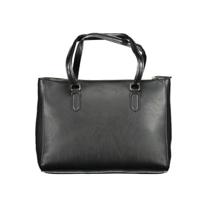 Mario Valentino Black Polyurethane Women's Bag