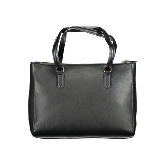 Mario Valentino Black Polyurethane Women's Bag