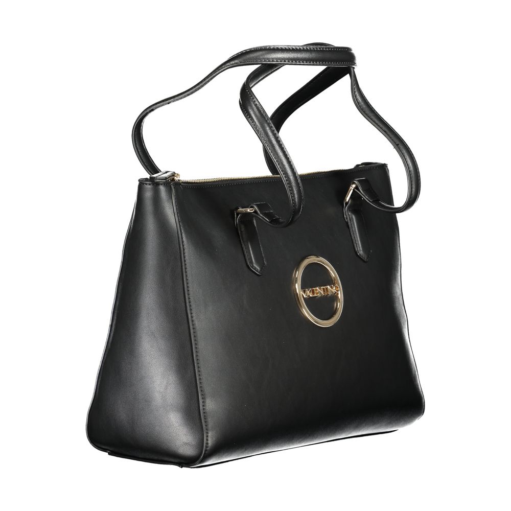 Mario Valentino Black Polyurethane Women's Bag