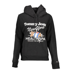Tommy Hilfiger Black Cotton Women's Hoodie