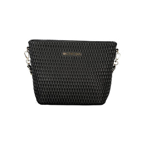 Mario Valentino Nero Poliuretano Women's Bag with Removable Shoulder Handle