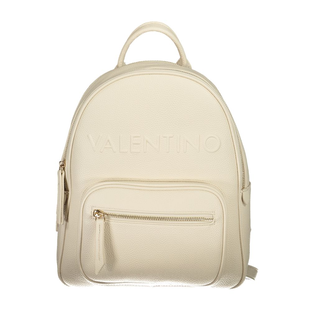 Mario Valentino Beige Poliuretano Women's Backpack
