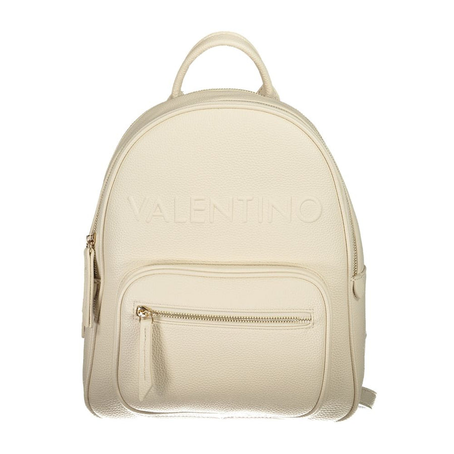 Mario Valentino Beige Poliuretano Women's Backpack
