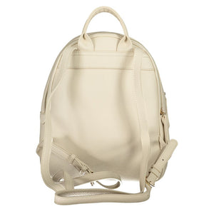 Mario Valentino Beige Poliuretano Women's Backpack