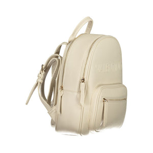 Mario Valentino Beige Poliuretano Women's Backpack