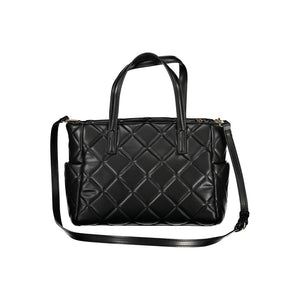 Mario Valentino Black Polyurethane Women's Bag