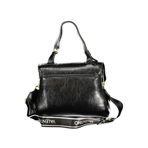 Mario Valentino Nero Poliuretano Women Bag With Adjustable Handle