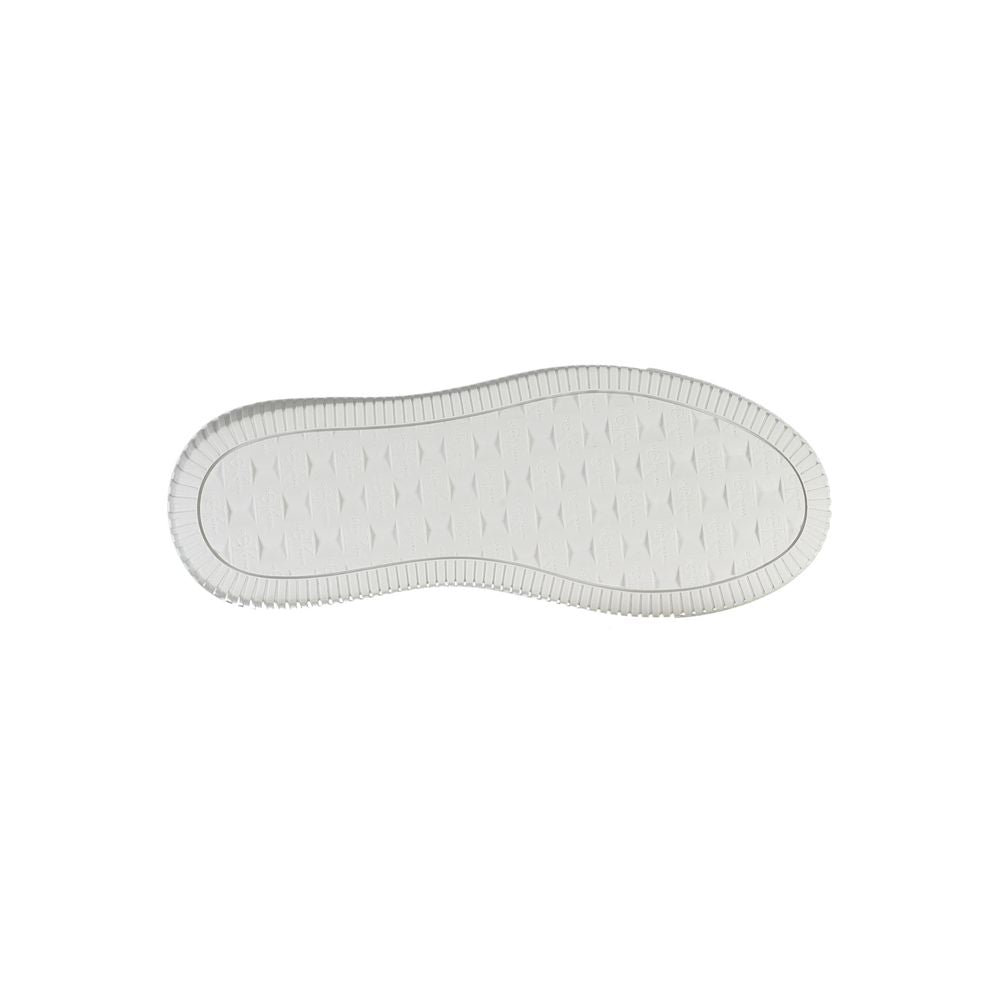 White textured sneaker outsole of the Calvin Klein Nero women’s leather sneaker.