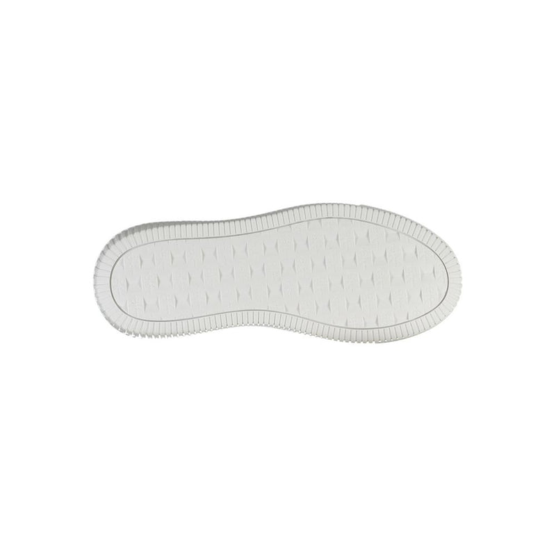 White textured sneaker outsole of the Calvin Klein Nero women’s leather sneaker.