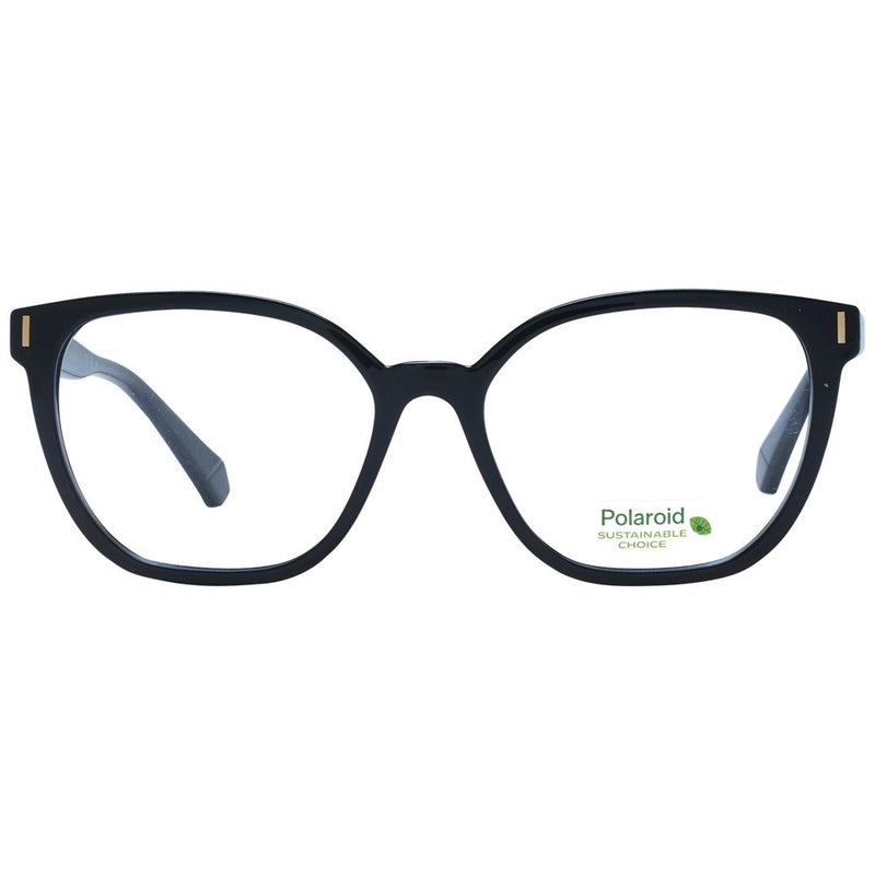 Black polyamide glasses frames with a full-rim rectangular shape