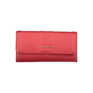 Mario Valentino Rosso Polyurethane Women's Bag for Effortless Style and Elegance