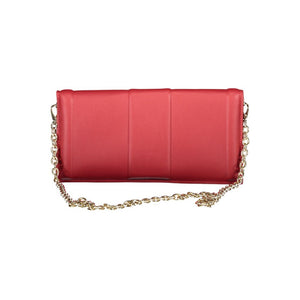 Mario Valentino Rosso Polyurethane Women's Bag for Effortless Style and Elegance