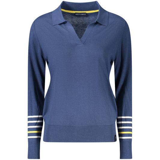 North Sails Blue Viscose Women Sweater