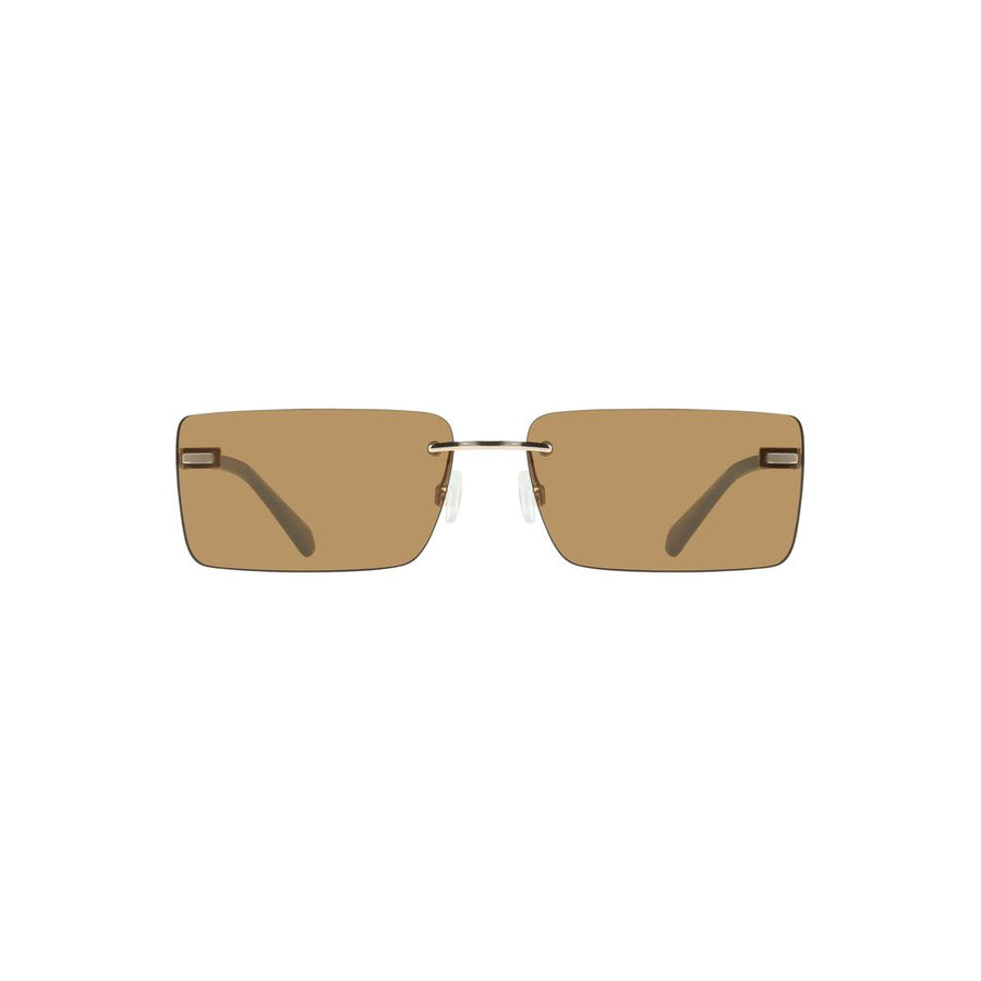 Calvin Klein Beige Metal Women Sunglasses
