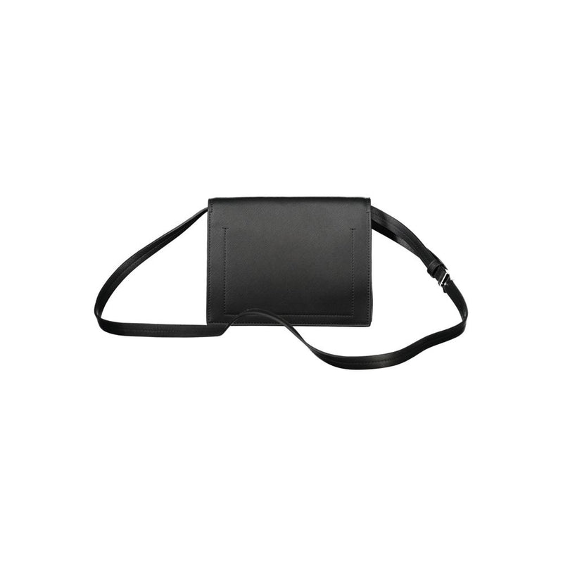 Calvin Klein Nero Poliuretano Woman Shoulder Bag