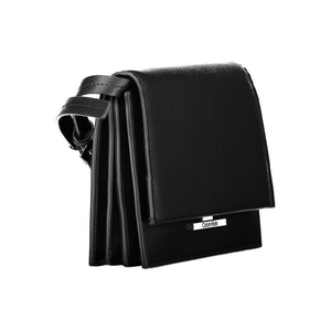 Calvin Klein Nero Poliuretano Woman Shoulder Bag