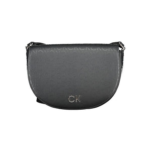 Calvin Klein Black Polyurethane Women Shoulder Bag