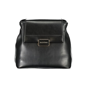 Mario Valentino Black Polyurethane Women's Backpack