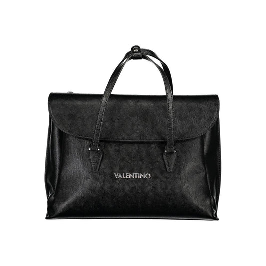 Mario Valentino Black Polyurethane Women's Bag