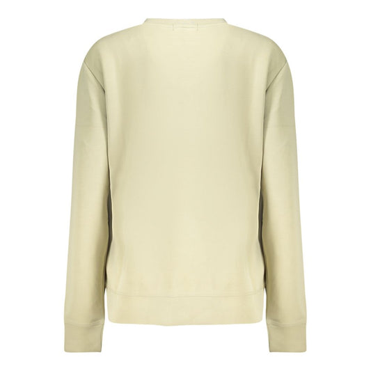 Light green modal women's crewneck sweatshirt viewed from the back