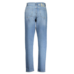 Calvin Klein Azzurro Cotton Women Jeans