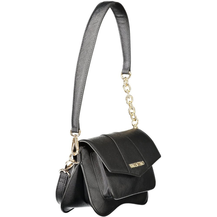 Mario Valentino Black Polyurethane Women's Bag