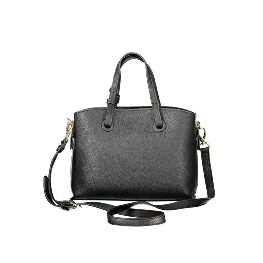 Mario Valentino Black Polyurethane Women's Bag